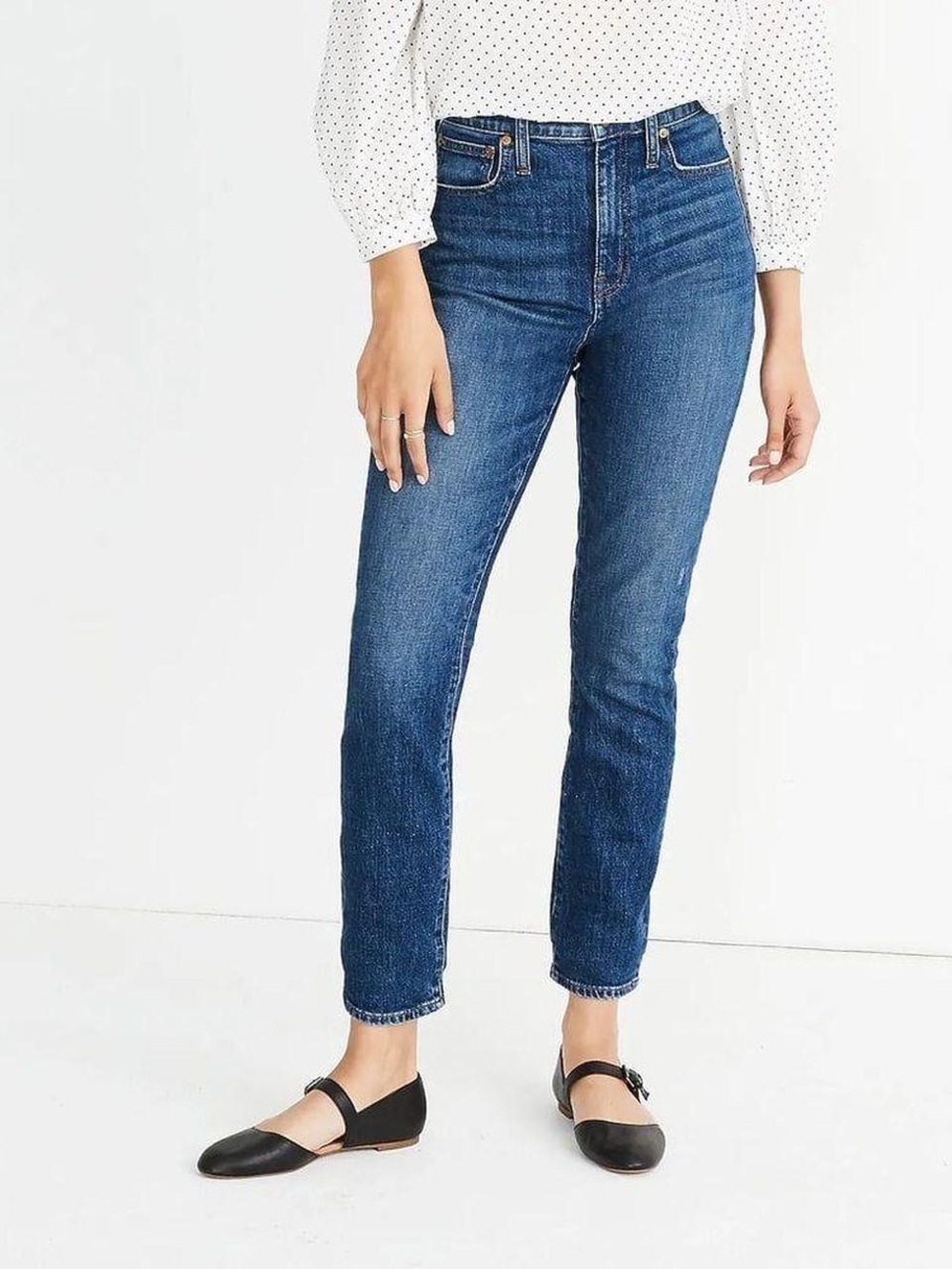 Madewell High-Rise Slim Crop Boyjean Ankle Jeans Sz 25